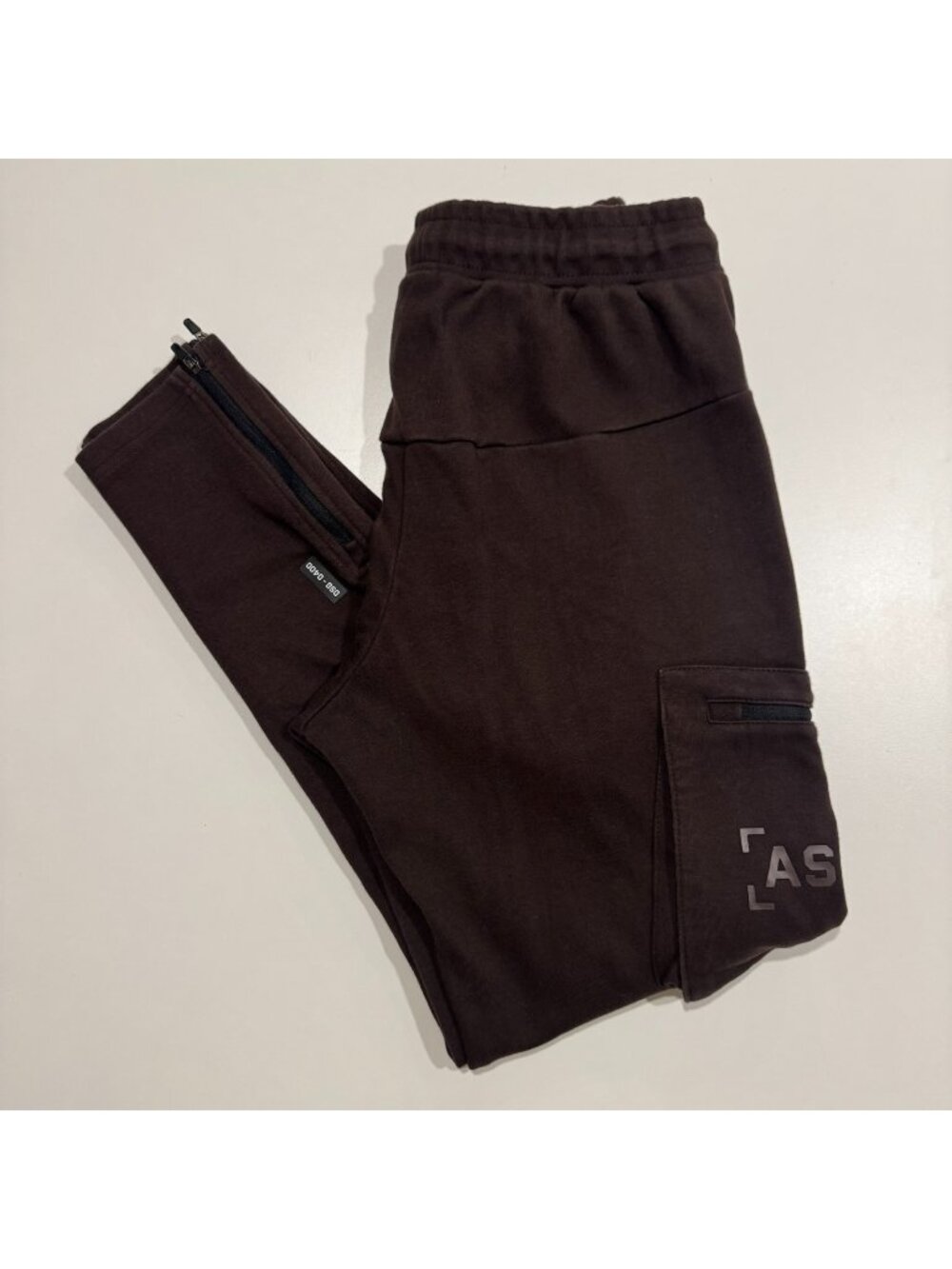 ASRV Mens DSG-0400 Core Division Relentless Pursuit Joggers Size S Brown Cargo